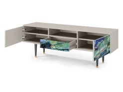 Móvel De Tv* Mueble de TV - 170х59х41 cm - T6 - Landscape, Areia Bege
