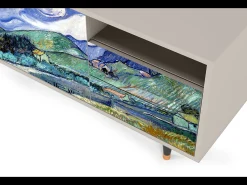 Mueble de TV - 125х56х41 cm - T7 - Landscape, Areia^ Móvel De Tv