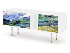 Mueble de TV - 170х69х48 cm - T1 - Landscape, Branco^ Móvel De Tv