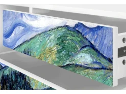 Mueble de TV - 170х59х48 cm - T4 - Landscape, Branco^ Móvel De Tv