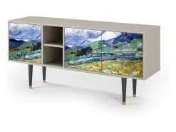 New Mueble de TV - 150х69х41 cm - T5 - Landscape, Areia Bege