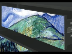 Móvel De Tv| Mueble de TV - 170х59х48 cm - T4 - Landscape, Antracite Cinza antracite