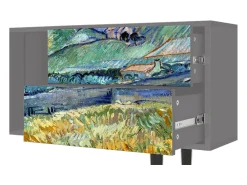 Móvel De Tv| Mueble de TV - 170х69х48 cm - T1 - Landscape, Cinza Cinzento