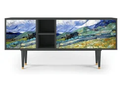 Mueble de TV - 150х69х41 cm - T5 - Landscape, Antracite^ Móvel De Tv