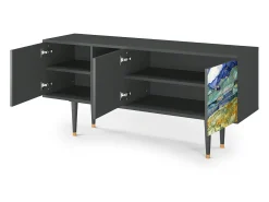 Mueble de TV - 150х69х41 cm - T5 - Landscape, Antracite^ Móvel De Tv