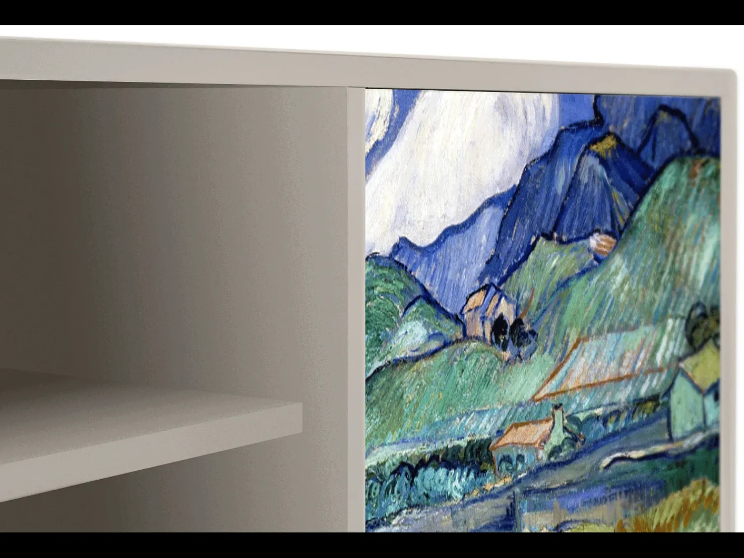 Mueble de TV - 170х69х48 cm - T2 - Landscape, Areia^ Móvel De Tv
