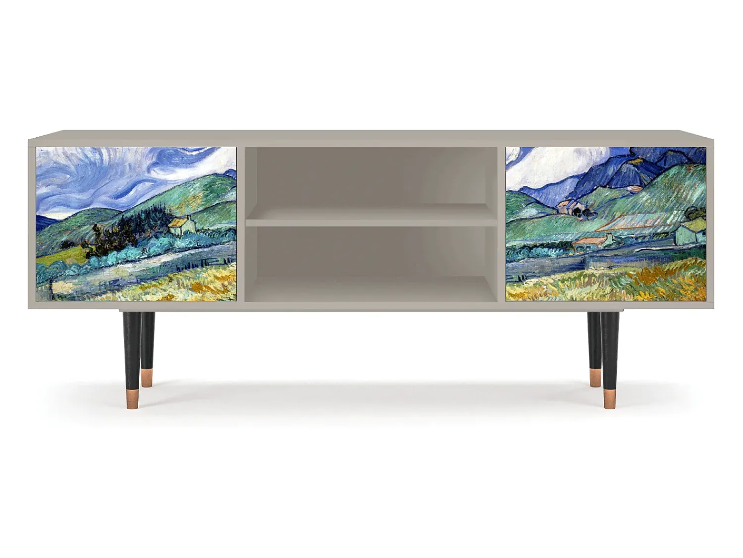 Mueble de TV - 170х69х48 cm - T2 - Landscape, Areia^ Móvel De Tv