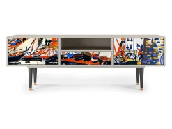 Online Mueble de TV - 170х59х41 cm - T6 - Le Séchage des voiles , Areia Bege