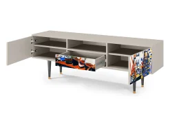 Online Mueble de TV - 170х59х41 cm - T6 - Le Séchage des voiles , Areia Bege