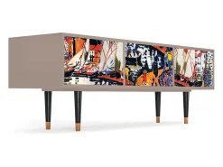 Outlet Mueble de TV - 170х59х48 cm - T4 - Le Séchage des voiles , Latte Bege