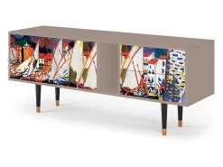 Mueble de TV - 170х69х48 cm - T1 - Le Séchage des voiles , Latte^ Móvel De Tv