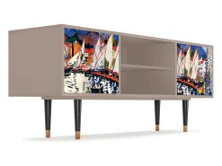 Mueble de TV - 170х69х48 cm - T2 - Le Séchage des voiles , Latte^ Móvel De Tv