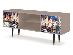 Mueble de TV - 170х69х48 cm - T2 - Le Séchage des voiles , Latte^ Móvel De Tv