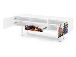 Clearance Mueble de TV - 170х59х41 cm - T6 - Le Séchage des voiles , Branco Bege
