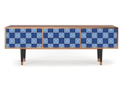 Móvel De Tv| Mueble de TV - 170х59х48 cm - T4 - Light Path, Nogueira Castanho