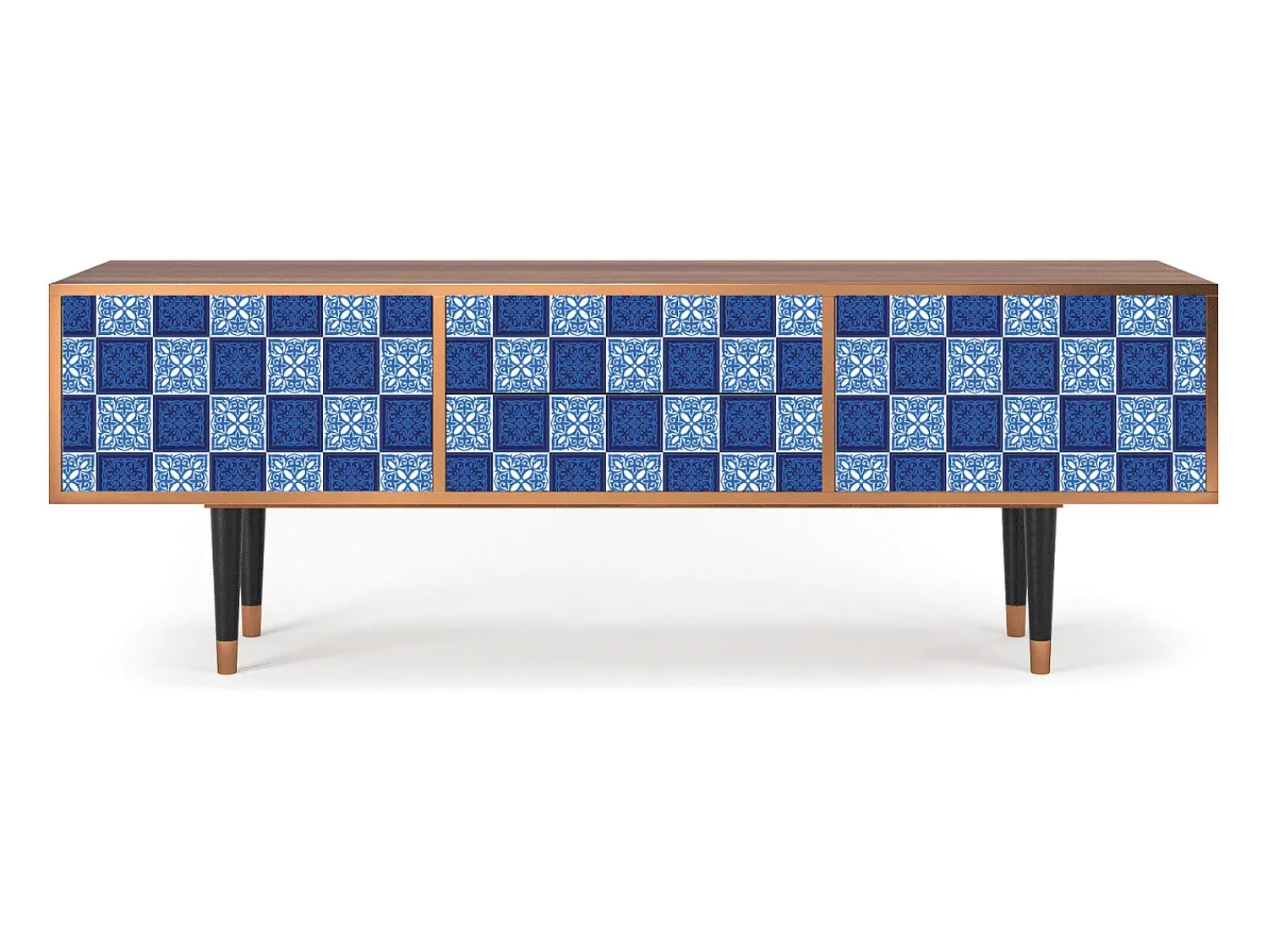 Móvel De Tv| Mueble de TV - 170х59х48 cm - T4 - Light Path, Nogueira Castanho