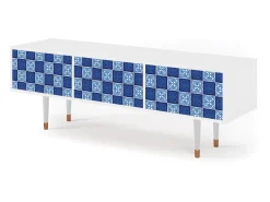 Mueble de TV - 170х59х48 cm - T4 - Light Path, Branco^ Móvel De Tv