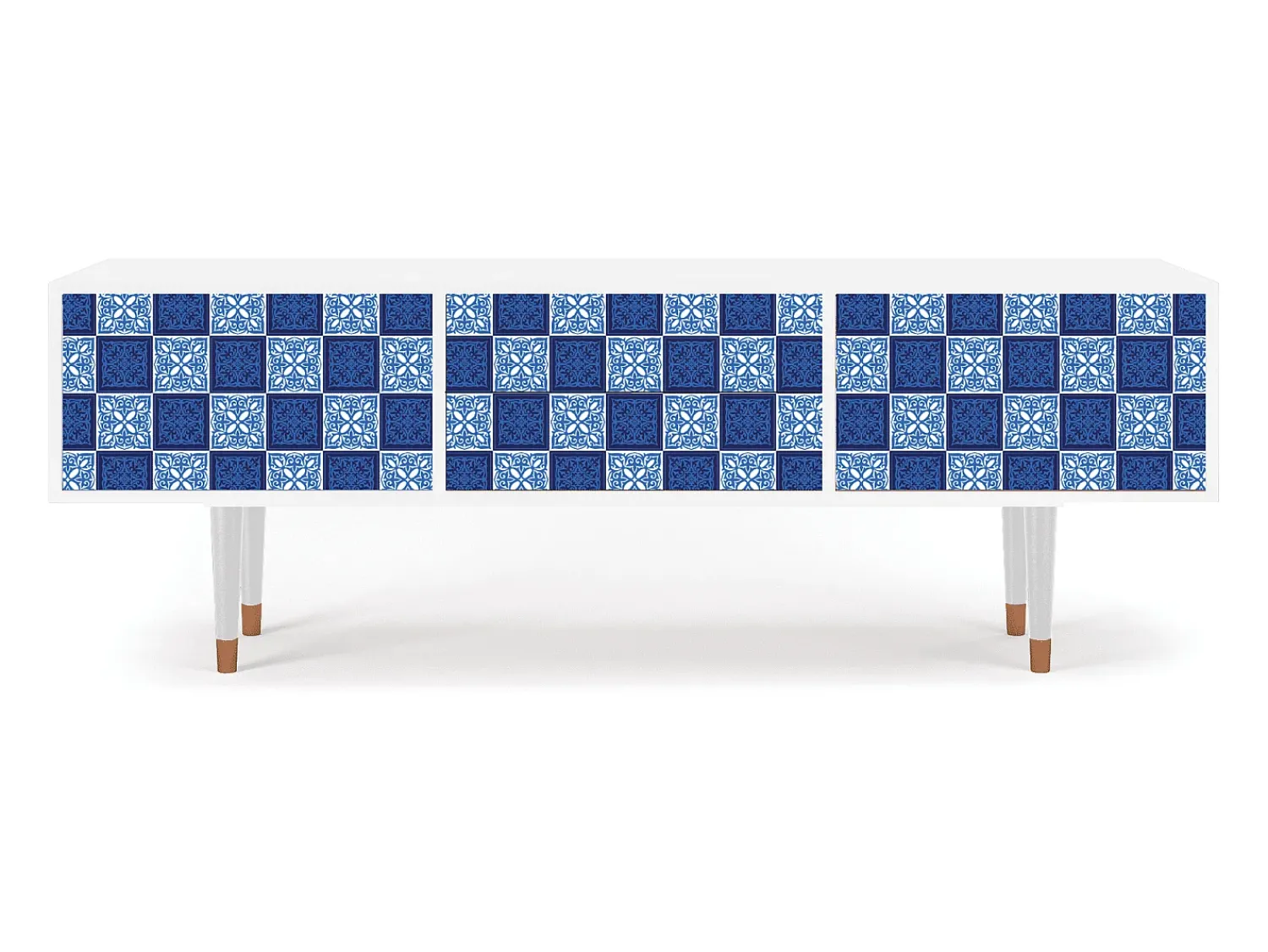 Mueble de TV - 170х59х48 cm - T4 - Light Path, Branco^ Móvel De Tv