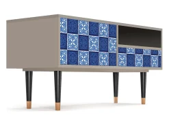 Móvel De Tv* Mueble de TV - 115х59х48 cm - T3 - Light Path, Areia Bege