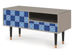 Móvel De Tv* Mueble de TV - 115х59х48 cm - T3 - Light Path, Areia Bege