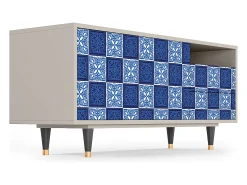 Móvel De Tv| Mueble de TV - 125х56х41 cm - T7 - Light Path, Areia Bege