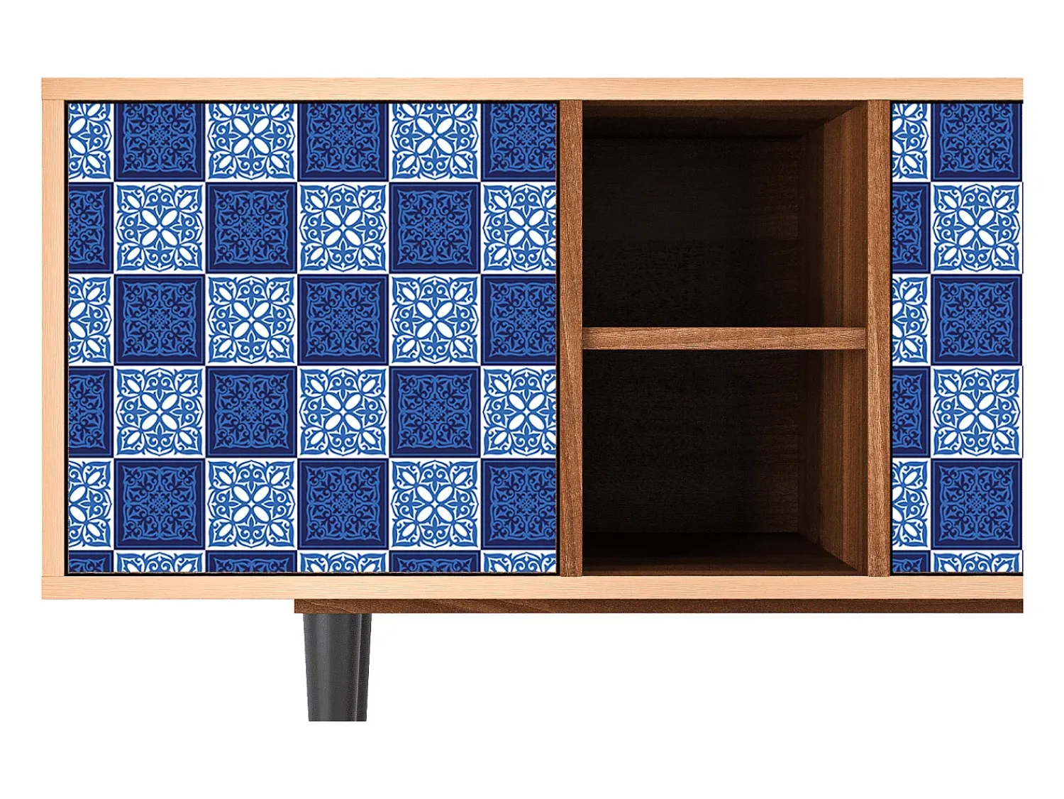 Móvel De Tv* Mueble de TV - 150х69х41 cm - T5 - Light Path, Nogueira Castanho