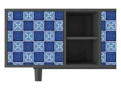 Móvel De Tv| Mueble de TV - 150х69х41 cm - T5 - Light Path, Antracite Cinza antracite