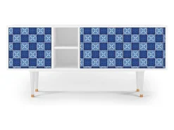 Móvel De Tv* Mueble de TV - 150х69х41 cm - T5 - Light Path, Branco Bege