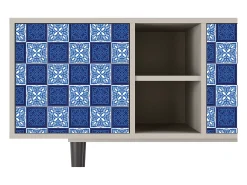 Discount Mueble de TV - 150х69х41 cm - T5 - Light Path, Areia Bege