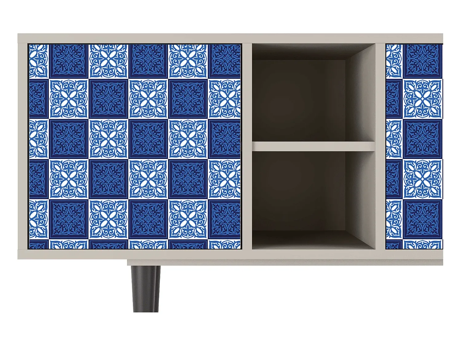 Discount Mueble de TV - 150х69х41 cm - T5 - Light Path, Areia Bege