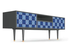 Móvel De Tv* Mueble de TV - 170х59х41 cm - T6 - Light Path, Antracite Cinza antracite