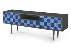 Móvel De Tv* Mueble de TV - 170х59х41 cm - T6 - Light Path, Antracite Cinza antracite