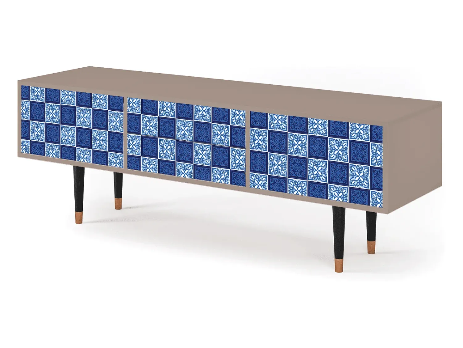 Mueble de TV - 170х59х48 cm - T4 - Light Path, Latte Bege