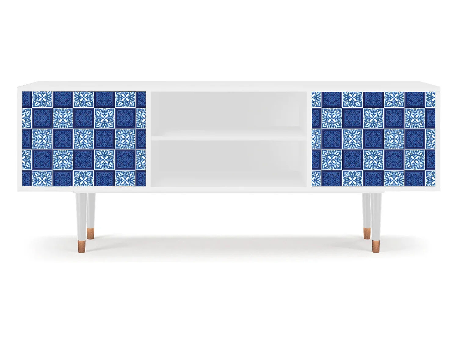 Outlet Mueble de TV - 170х69х48 cm - T2 - Light Path, Branco Bege
