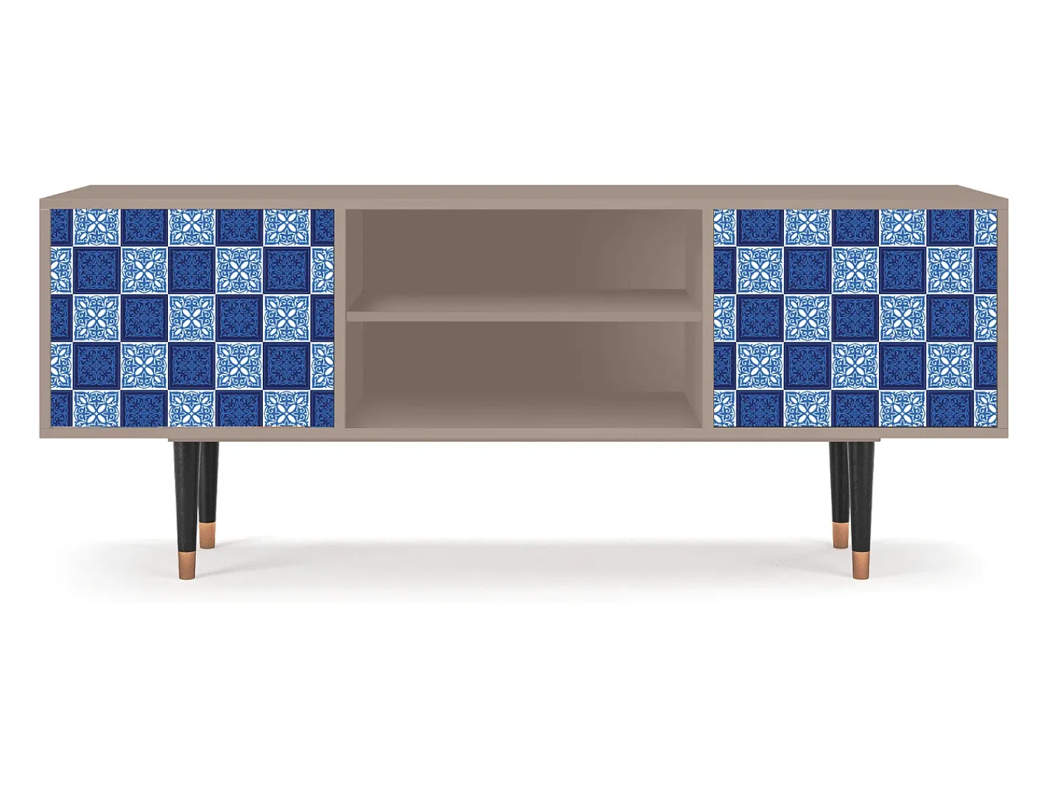 Móvel De Tv| Mueble de TV - 170х69х48 cm - T2 - Light Path, Latte Bege