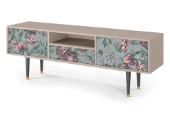 Mueble de TV - 170х59х41 cm - T6 - Light Peonies, Latte^ Móvel De Tv