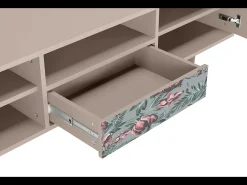 Mueble de TV - 170х59х41 cm - T6 - Light Peonies, Latte^ Móvel De Tv