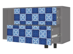 Mueble de TV - 170х69х48 cm - T1 - Light Path, Cinza^ Móvel De Tv