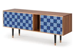 Outlet Mueble de TV - 170х69х48 cm - T1 - Light Path, Nogueira Castanho