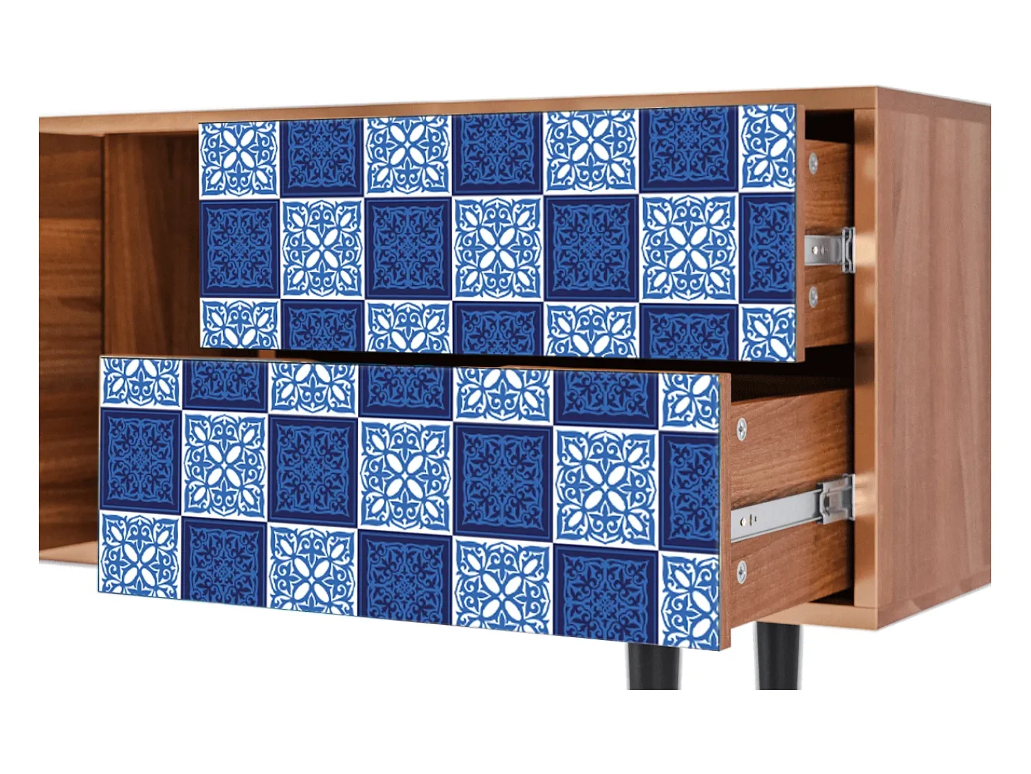 Outlet Mueble de TV - 170х69х48 cm - T1 - Light Path, Nogueira Castanho
