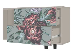 Mueble de TV - 170х69х48 cm - T1 - Light Peonies, Areia^ Móvel De Tv