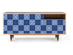 Mueble de TV - 125х56х41 cm - T7 - Light Path, Nogueira Castanho