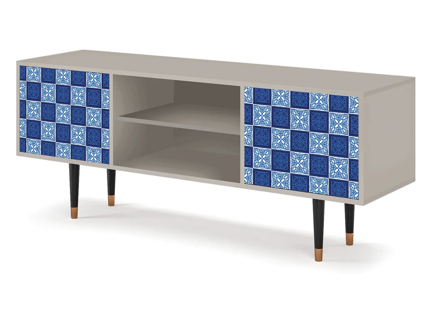 Móvel De Tv| Mueble de TV - 170х69х48 cm - T2 - Light Path, Areia Bege
