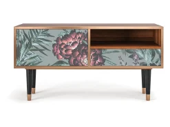 Mueble de TV - 115х59х48 cm - T3 - Light Peonies, Nogueira^ Móvel De Tv