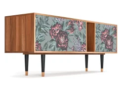 Best Mueble de TV - 170х69х48 cm - T1 - Light Peonies, Nogueira Castanho