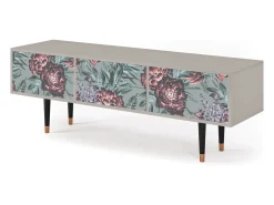 Best Mueble de TV - 170х59х48 cm - T4 - Light Peonies, Areia Bege