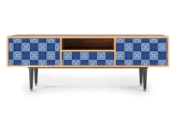 Móvel De Tv| Mueble de TV - 170х59х41 cm - T6 - Light Path, Nogueira Castanho