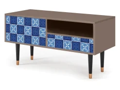 Móvel De Tv* Mueble de TV - 115х59х48 cm - T3 - Light Path, Latte Bege