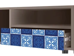 Móvel De Tv* Mueble de TV - 115х59х48 cm - T3 - Light Path, Latte Bege