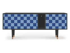 Móvel De Tv| Mueble de TV - 170х69х48 cm - T1 - Light Path, Antracite Cinza antracite